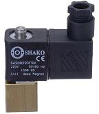 12 volt Solenoid Valve (DC) PU220AR Series Brass 2/2 N/Closed 1/8 1/4 3/8 BSP 0-10 Bar 12vDC solenoid valves from Connexion Developments Ltd 0800 808 7799